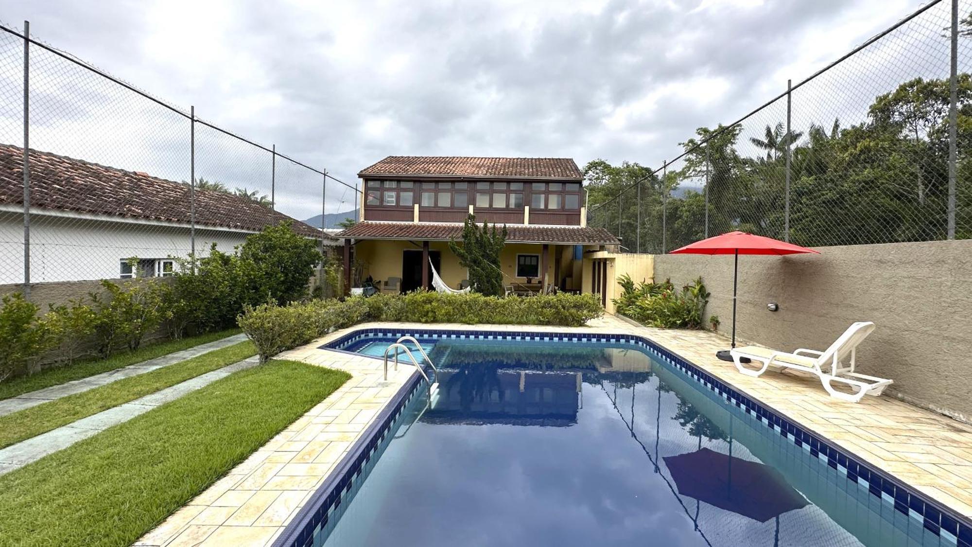 Casa C Piscina A 700M Da Praia De Caraguatatuba Sp Εξωτερικό φωτογραφία